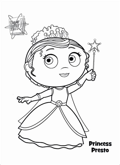 Super Why Coloring Pages - Coloring Home