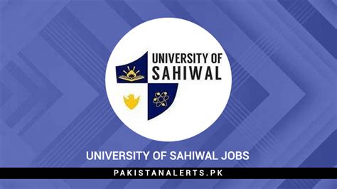 University Of Sahiwal Jobs 2024