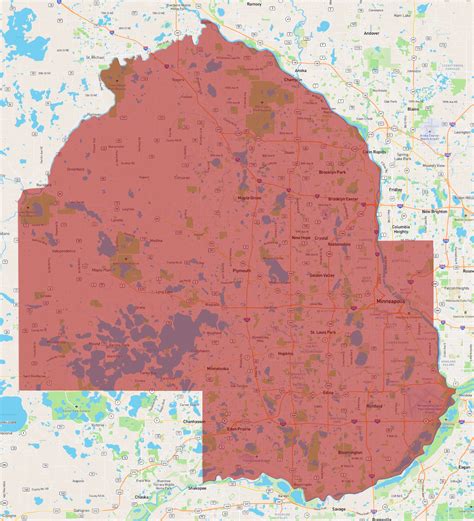 Minnesota Hennepin County - AtlasBig.com