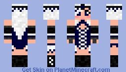 Anime Warrior Girl Minecraft Skin