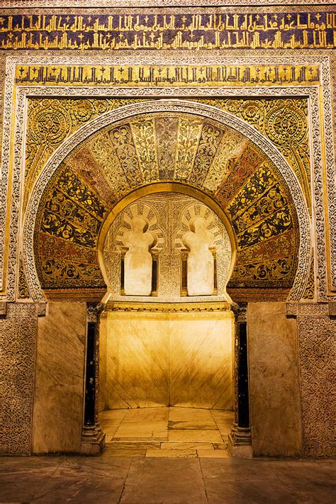 Mihrab in the Great Mosque of Cordoba Photograph by Artur Bogacki - Pixels