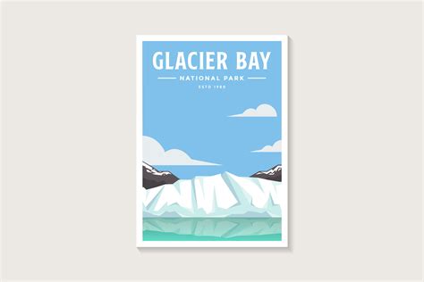 Glacier Bay National Park Poster Graphic by DOMSTOCK · Creative Fabrica