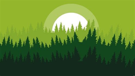 Simple Forest Background in SVG, Illustrator, EPS, JPG, PNG - Download ...