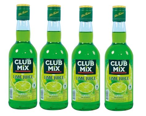 Club Mix Lime Juice Cordial Non-Alcoholic 350ml | Lazada PH