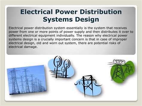 PPT - Electrical Power Distribution Systems Design PowerPoint ...