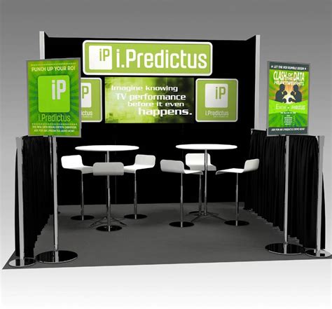 iPredictus - 10x10 Trade Show Booth - Booth Design Ideas