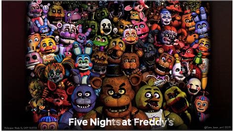 Five Nights At Freddy's Characters by GareBearArt1 on DeviantArt