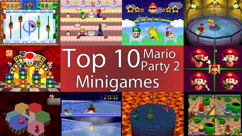 Top 10 Mario Party 2 Minigames - Mario Party Legacy