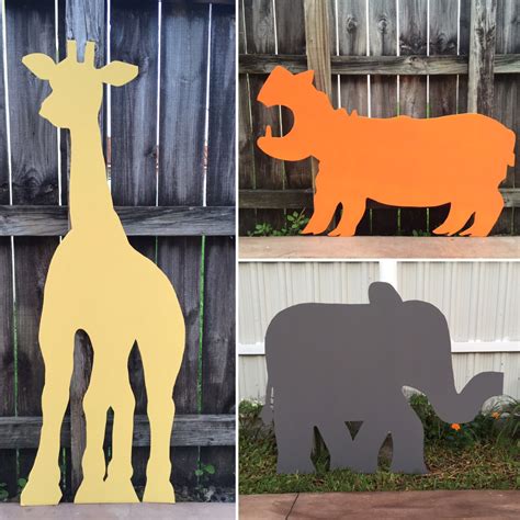 Safari Party Set Safari Animal Cutouts Safari Birthday