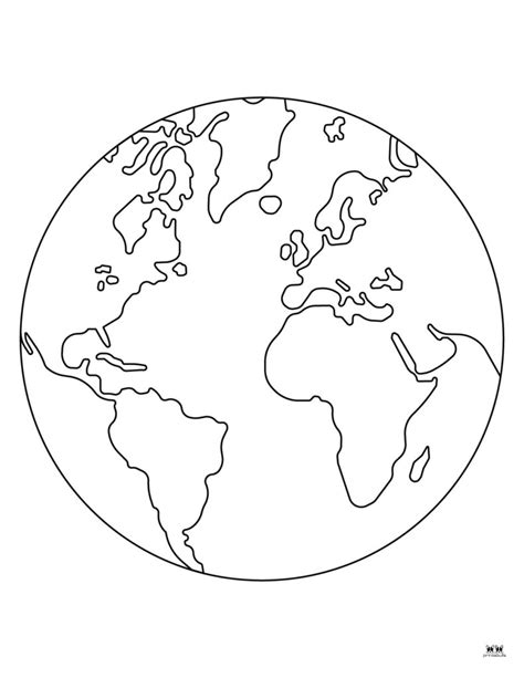 Earth Coloring Pages For Kids