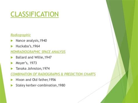 mixed dentition analysis