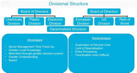 The Role of Divisional Organisational Structure in Business