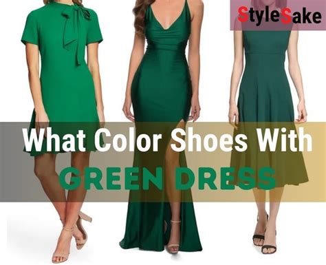 11 Best Color Shoes to Wear With Green Dress in 2023 - Style Sake