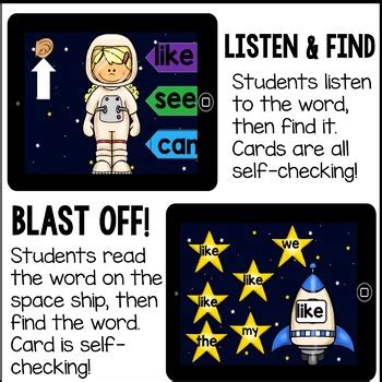 Boom Cards - Digital Sight Word Activities for Kindergarten by The ...