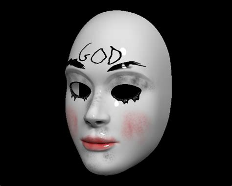 STL file the purge god mask ・Template to download and 3D print・Cults