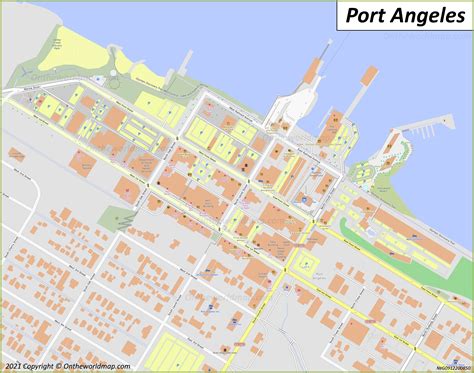 Port Angeles Washington Map Of Area