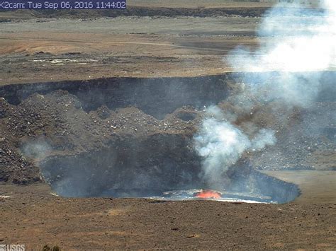 Kilauea Volcano Lava Lake Rises Back Into View