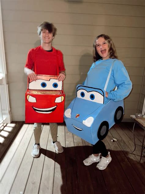 Lightening McQueen and Sally Halloween Costume in 2024 | Halloween ...