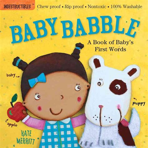 Baby Babble: A Book of Baby's First Words | Babies first words, Baby ...