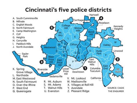 Cincinnati considering three police districts instead of five