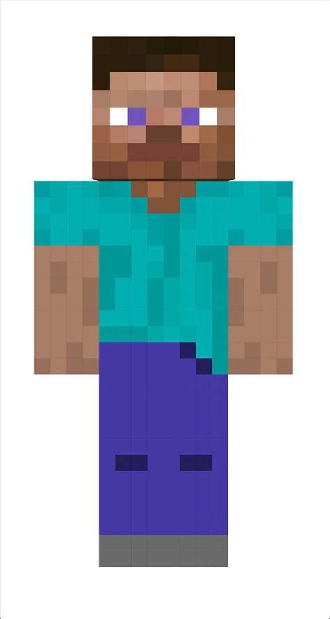 Minecraft Steve FatheadStyle Repositionable by graphicsforless ...