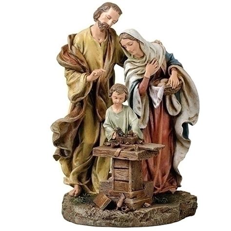 Holy Family Statue | In Carpentry Shop | 9-1/2"| Resin | 40732 - F.C ...