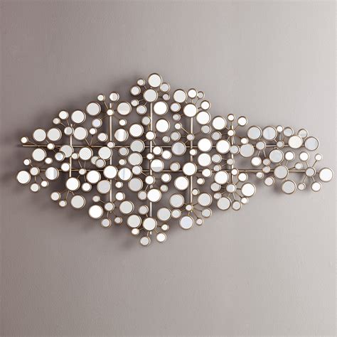 Oblishen Mirrored Metal Wall Sculpture - Walmart.com - Walmart.com