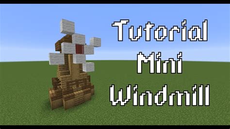 Tutorial: Mini Windmill - YouTube