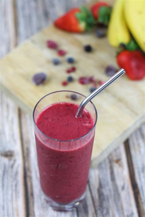 Frozen Mixed Fruit Smoothie - the best way to start the day!