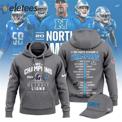 Lions Hoodie Jogger Combo 2023 NFC Championship