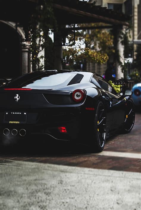 Ferrari 458 Matte Black Wallpaper