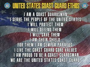 Amazon.com: Coast Guard Poster Coast Guard Creed USCG Gifts USCG 18X24 ...