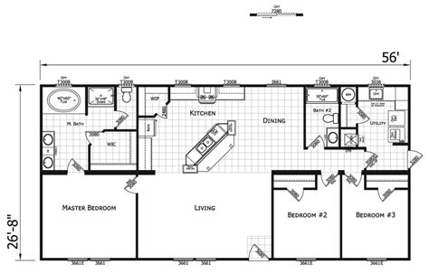 Double Wide Mobile Home Floor Plans Texas | Viewfloor.co