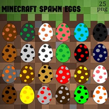 Minecraft Spawn Eggs by Anastasiya Multimedia Studio | TpT