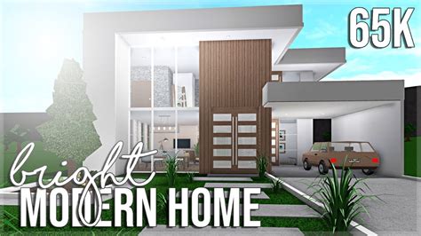 BLOXBURG || Bright modern home 65k - YouTube