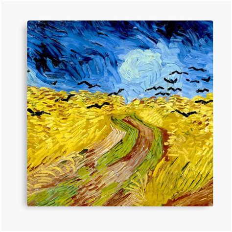 "Wheatfield with Crows - Vincent Van Gogh" Canvas Print for Sale by ...