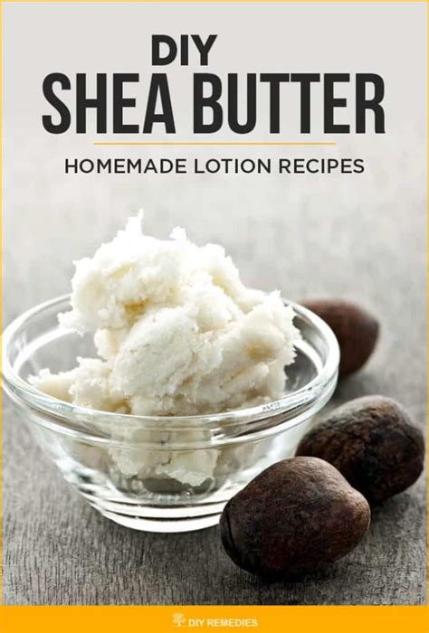 DIY Shea Butter Homemade Lotion Recipes