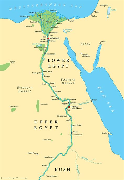 Nile River Location On World Map