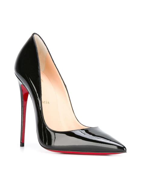 Christian Louboutin Leather Stiletto Heel Pointed Toe Classic Pump in ...