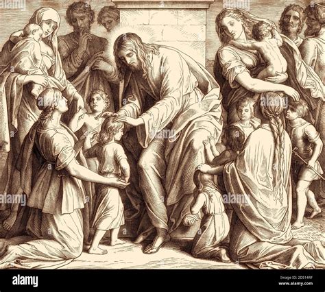 Jesus teaching children hi-res stock photography and images - Alamy