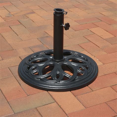 Sunnydaze Outdoor Heavy-Duty Cast Iron Decorative Patio Yard Round ...