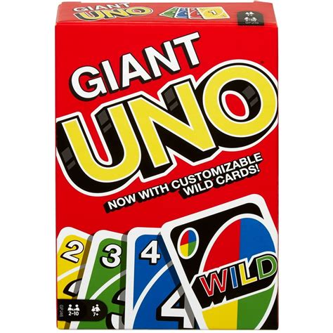 UNO Giant Family Card Game With 108 Oversized Cards - Walmart.com ...