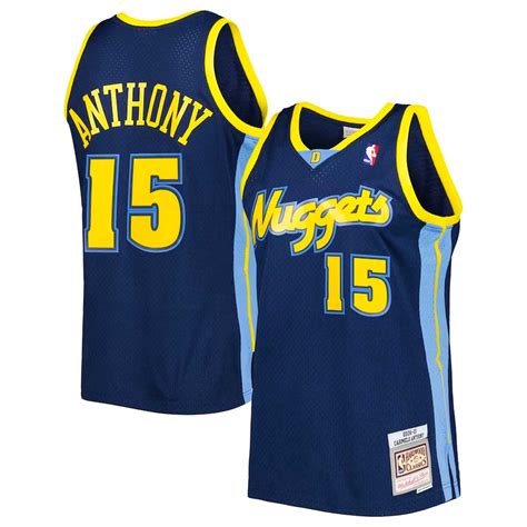 Denver Nuggets Carmelo Anthony Mitchell & Ness 2006-07 Hardwood ...