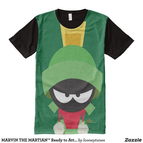 MARVIN THE MARTIAN™ Ready to Attack All-Over-Print T-Shirt | Zazzle.com ...