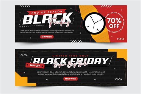 Black Friday Sale Banner Design Template 13308089 Vector Art at Vecteezy