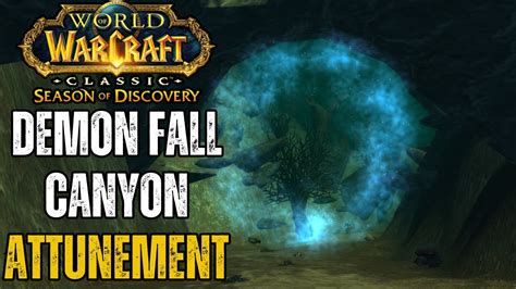 NEW Demon Fall Canyon Dungeon Attunement Guide - YouTube