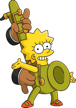 Saxophone Lisa from "The Simpsons: Tapped Out" Maggie Simpson, Bart ...