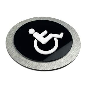 Wheelchair Sign Funny Handicap Sign Wheelchair Accessible Sign Disabled ...