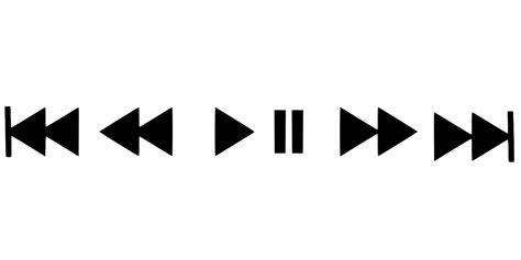 SVG > pause track back music - Free SVG Image & Icon. | SVG Silh