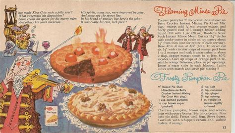 Flaming Mince Pie & Frosty Pumpkin Pie from Betty Crocker's "Bake Up A ...